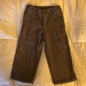 Gymboree 2T boy dress pants brown